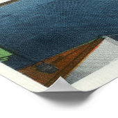 Hafenblick von der East Side of Yacht Club Poster (Ecke)