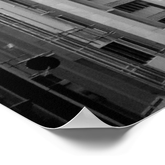 Hafenbrücke Aussicht 1 Poster (Ecke)