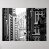 Hafenbrücke Aussicht 1 Poster (Vorne)