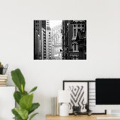 Hafenbrücke Aussicht 1 Poster (Heimbüro)