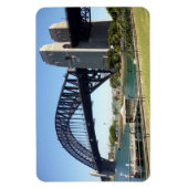 Hafenbrücke Sydney grün Magnet (Vertikal)