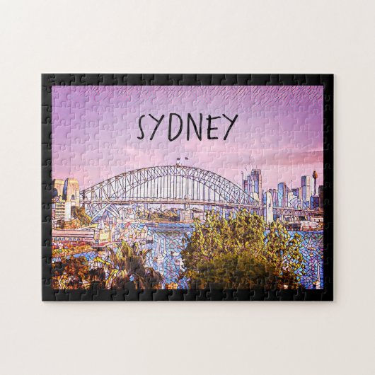 Hafenbrücke Sydney Puzzle (Horizontal)