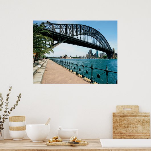 Hafenbrücke von Sydney Poster (Küche)
