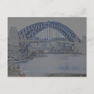 Hafenbrücke von Sydney Postkarte