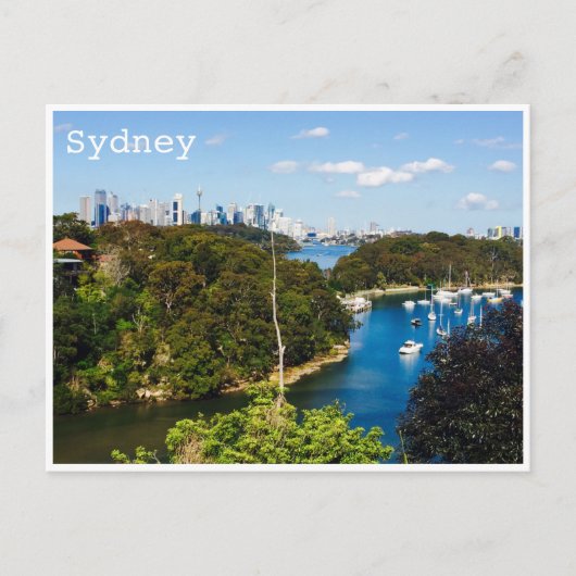 Hafenbuchten von Sydney Postkarte (Vorderseite)