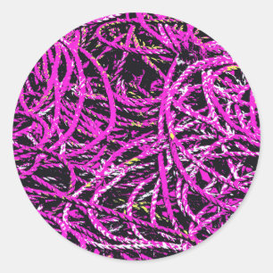 HAFENFISCHEREI RUNDER AUFKLEBER