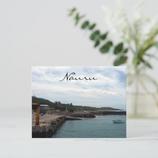 Hafenfront Postkarte (Stehend Vorderseite)