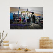 Hafenkabinen Poster (Küche)