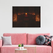 Hafenkapelle an der Weihnachtsgrotte-Uni Leinwanddruck (Insitu (Wohnzimmer))