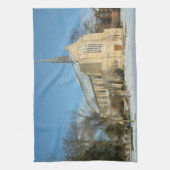 Hafenkapelle im Winter an der Grove City Uni Geschirrtuch (Vertikal)