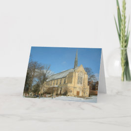 Hafenkapelle im Winter an der Grove City Uni Karte