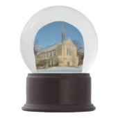 Hafenkapelle im Winter an der Grove City Uni Schneekugel (Rückseite)