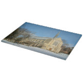 Hafenkapelle im Winter an der Grove City Uni Schneidebrett (Ecke)