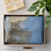 Hafenkapelle im Winter an der Grove City Uni Seidenpapier (Geschenk)