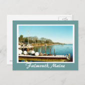 Hafenküste II Postkarte (Vorne/Hinten)