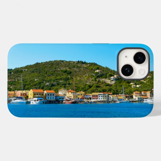 Hafenküste von Antipaxos Case-Mate iPhone Hülle (Rückseite (Horizontal))