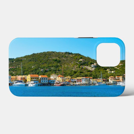 Hafenküste von Antipaxos Case-Mate iPhone Hülle (Rückseite (Horizontal))