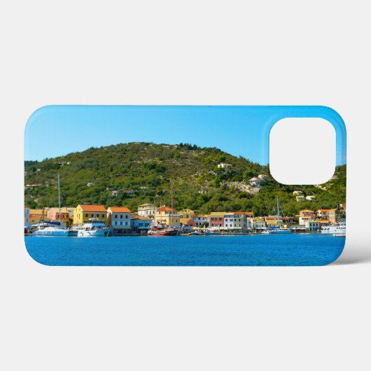 Hafenküste von Antipaxos Case-Mate iPhone Hülle (Rückseite (Horizontal))