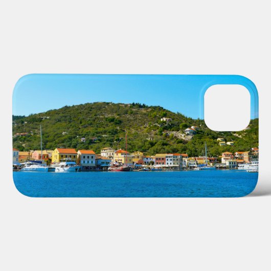 Hafenküste von Antipaxos Case-Mate iPhone Hülle (Rückseite (Horizontal))