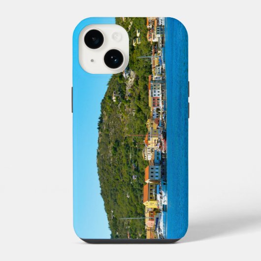 Hafenküste von Antipaxos iPhone Hülle (Rückseite)