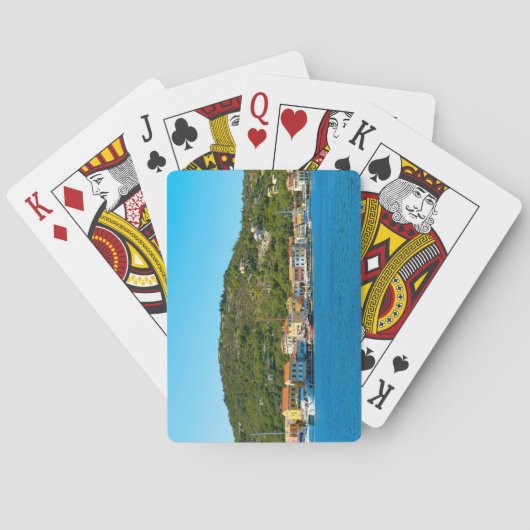 Hafenküste von Antipaxos Spielkarten (Rückseite)
