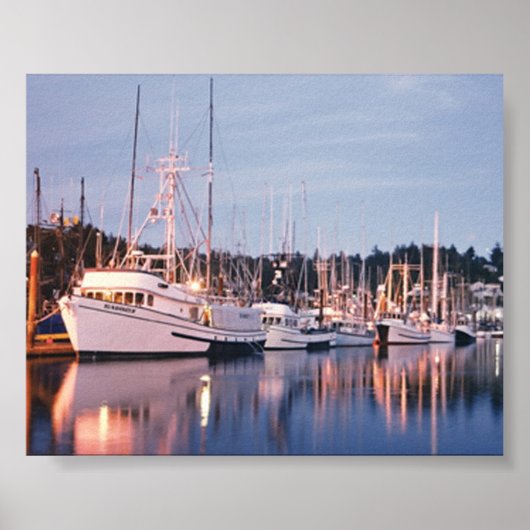 Hafenleuchten Poster (Vorne)