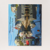 Hafenpanorama Nova Scotia. Puzzle (Vertikal)
