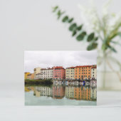 Hafenreflektionen Postkarte (Stehend Vorderseite)