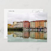 Hafenreflektionen Postkarte (Vorne/Hinten)