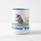 Hafenrundfahrt Zweifarbige Tasse (Mittel)