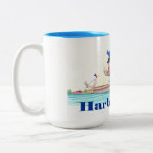 Hafenrundfahrt Zweifarbige Tasse (Links)