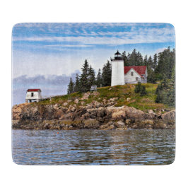 Hafenstadt Brurnt Leuchtturm, Maine Cutting Board Schneidebrett