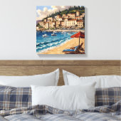 Hafenstadt Leinwanddruck (Insitu (Schlafzimmer))