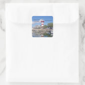 Hafenstadt Leuchtturm Aufkleber (Tasche)
