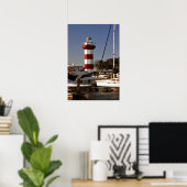Hafenstadt-Leuchtturm Poster (Heimbüro)