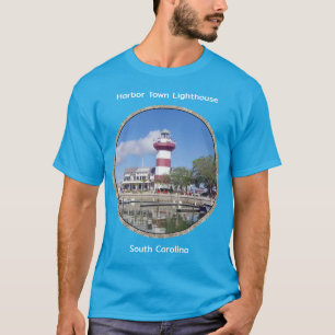 Hafenstadt Leuchtturm Shirt weiß Buchstaben