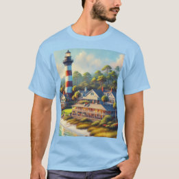 Hafenstadt Leuchtturm South Carolina T-Shirt