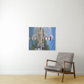 Hafenstadt Leuchtturm Wandteppich (Beispiel (Horizontal))