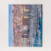 Hafenstadt Marseille, Frankreich Puzzle (Vertikal)