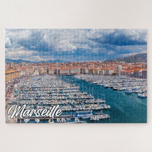 Hafenstadt Marseille, Frankreich Puzzle (Horizontal)