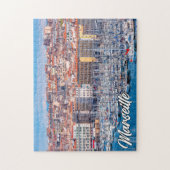 Hafenstadt Marseille, Frankreich Puzzle (Vertikal)