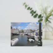 Hafenstadt Postkarte (Stehend Vorderseite)