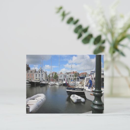 Hafenstadt Postkarte (Stehend Vorderseite)