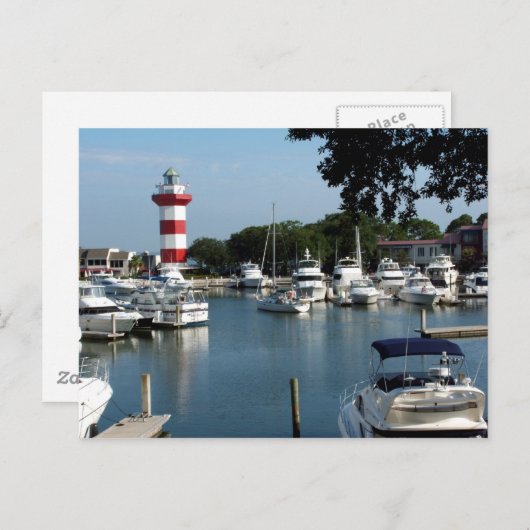 Hafenstadt Postkarte (Vorne/Hinten)