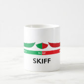 Hafensteuerbordskiff-Rudersport-Tasse Kaffeetasse (Mittel)