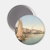 Hafenstrasse in Kopenhagen Magnet (Vorderseite/Rückseite)