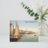 Hafenstrasse in Kopenhagen Postkarte (Stehend Vorderseite)