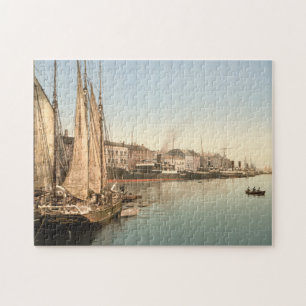 Hafenstrasse, Kopenhagen, Dänemark Puzzle