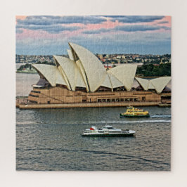 Hafenverkehr - Opernhaus Sydney - 20x20-676 Stk. Puzzle