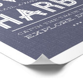 Hafenwerbung Poster (Ecke)